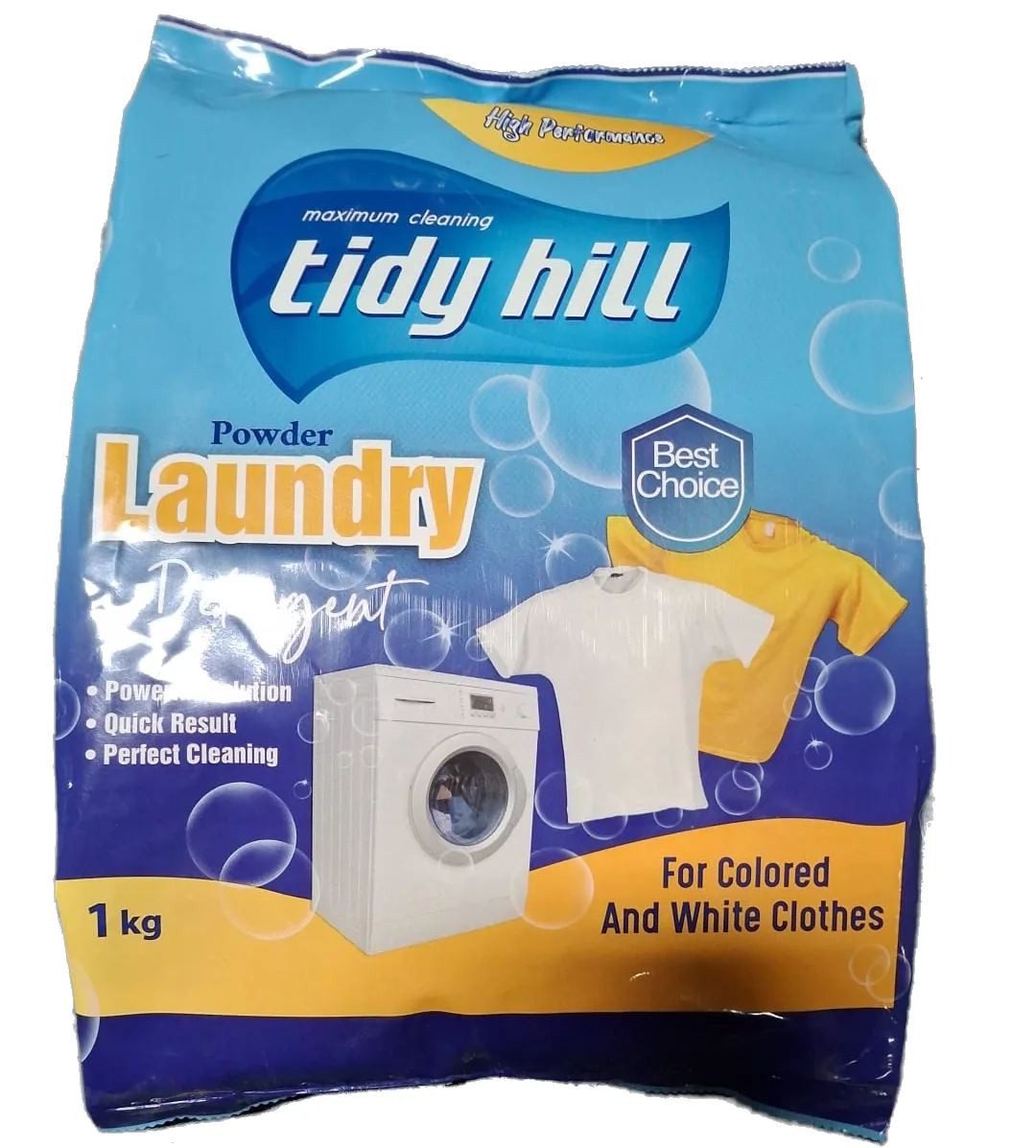 Tidy Hill Powder Laundry Detergent — Wholesale & Private Label | Made in Turkey | 1 kg